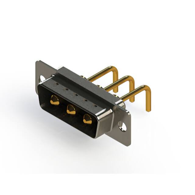 629-3W3-250-1N1 CONN D-SUB PLUG 3POS R/A SLDR