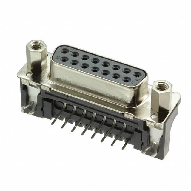 09662566617 CONN D-SUB RCPT 15POS R/A SLDR