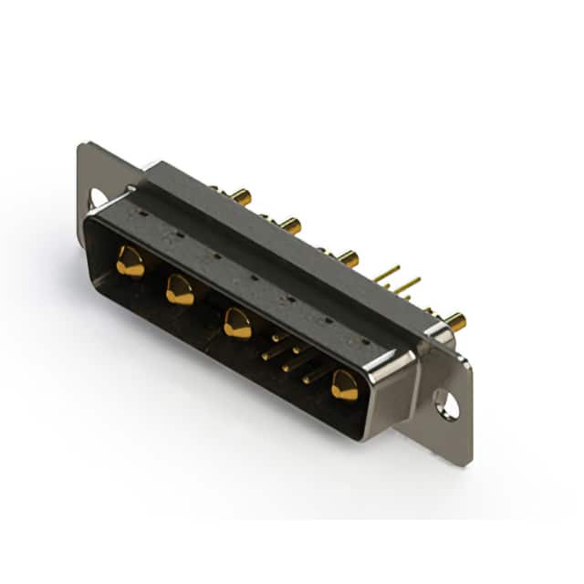 627-9W4-224-1T1 CONN D-SUB PLUG 9POS VERT SLDR