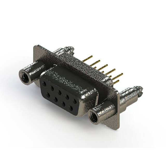 628-M09-321-BT6 628M SERIES VERTICAL D-SUB RECEP