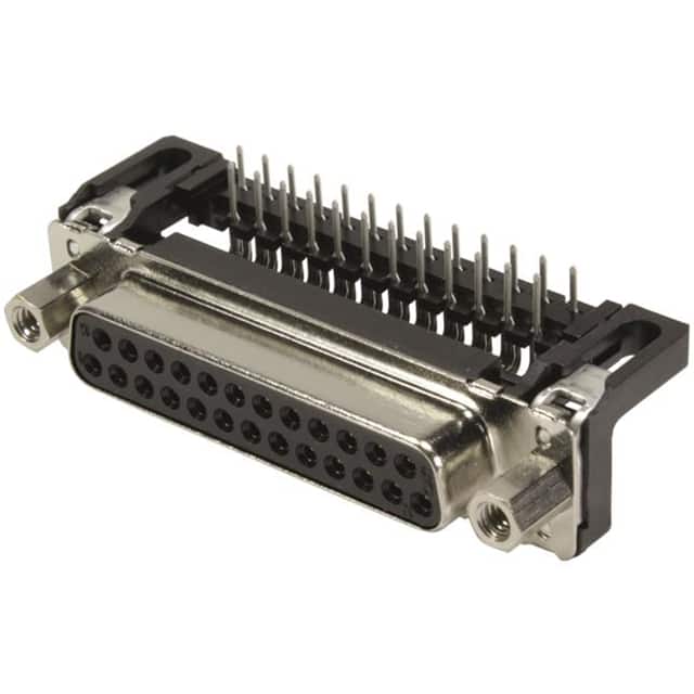 09663136603 CONN D-SUB RCPT 25POS R/A SLDR