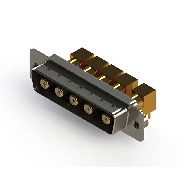 629-5W5-240-5T2 CONN D-SUB PLUG 5POS R/A SLDR