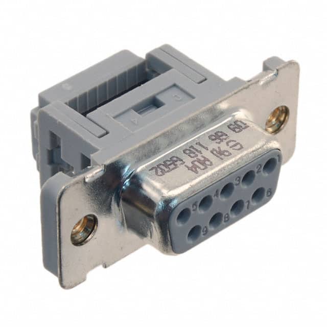 09661186502 CONN D-SUB RCPT 9POS PNL MNT IDC