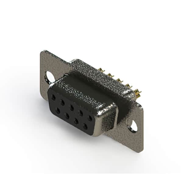 628-M09-322-BT1 628M SERIES VERTICAL D-SUB RECEP