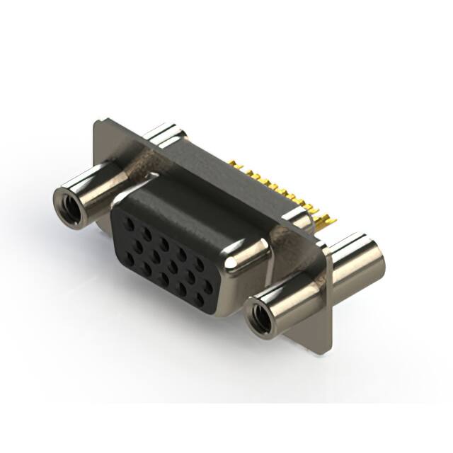 638-M15-332-BT4 638M SERIES VERTICAL D-SUB RECEP