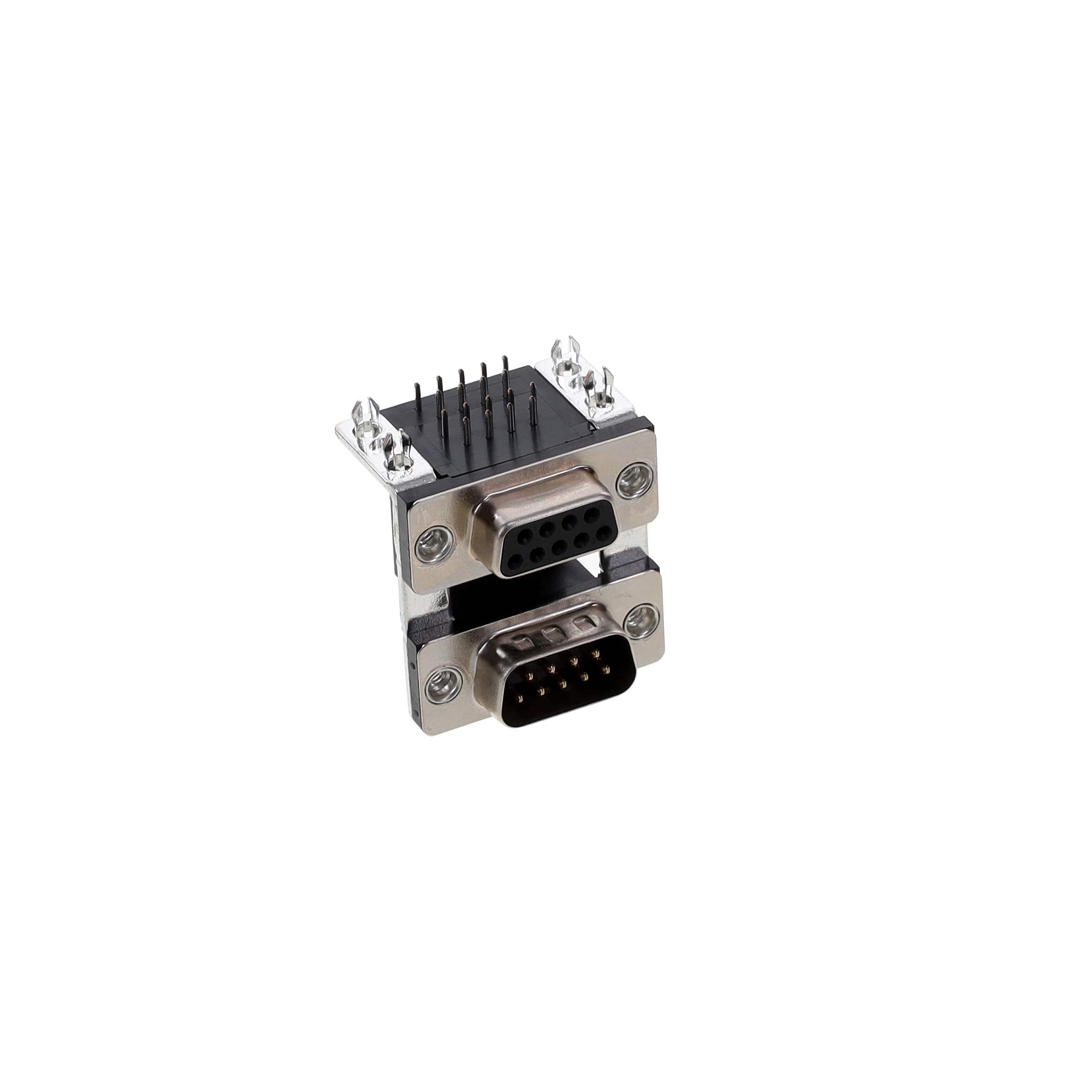 K42X-E9P/S-A4NJ CONN D-SUB PLUG/RCPT 9P R/A SLDR
