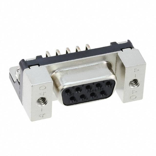 RDED-9S-LN(4-40)(55) CONN D-SUB RCPT 9POS R/A SLDR