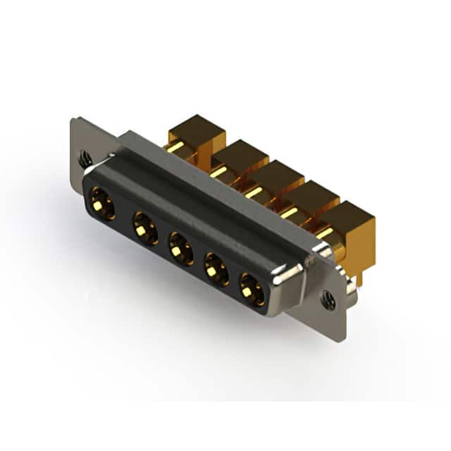 630-5W5-240-7T2 CONN D-SUB RCPT 5POS R/A SLDR