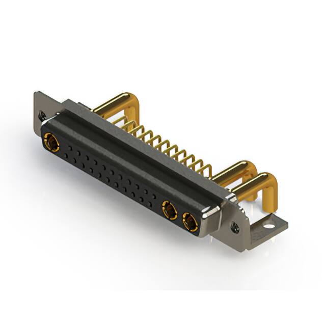 630-25W3250-4T4 CONN D-SUB RCPT 25POS R/A SLDR
