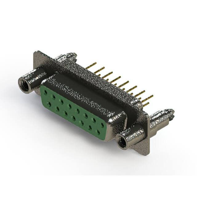 628-M15-321-GT6 628M SERIES VERTICAL D-SUB RECEP