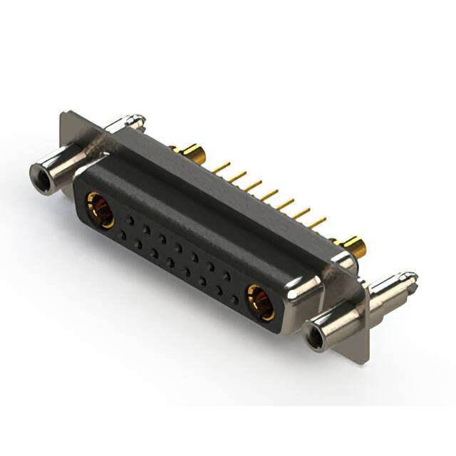 628-17W2224-2NE CONN D-SUB RCPT 17POS VERT SLDR