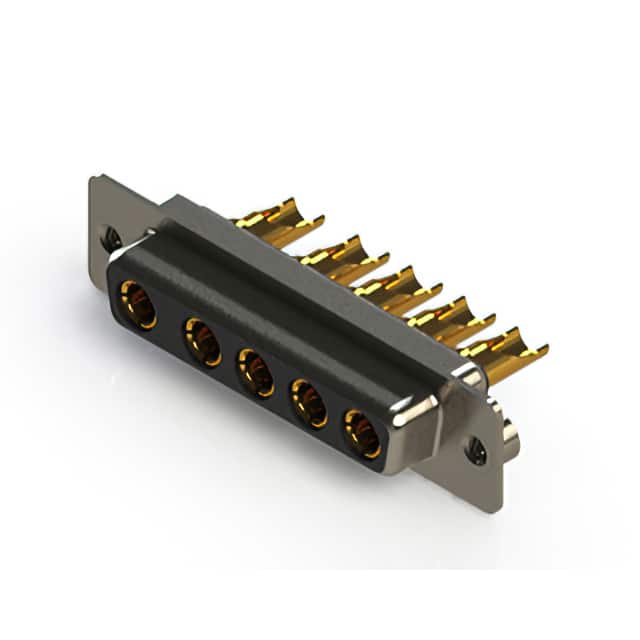 628-5W5-222-3NA CONN D-SUB RCPT 5POS SLDR CUP