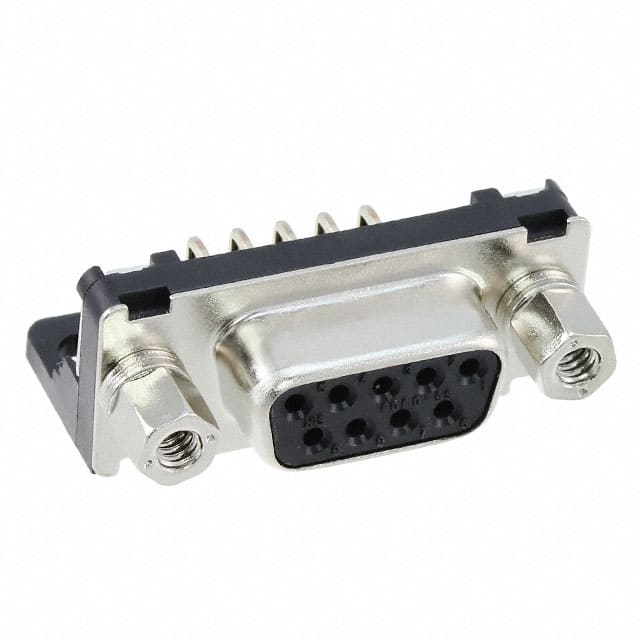 RDED-9SE-LNA(4-40)(55) CONN D-SUB RCPT 9POS R/A SLDR