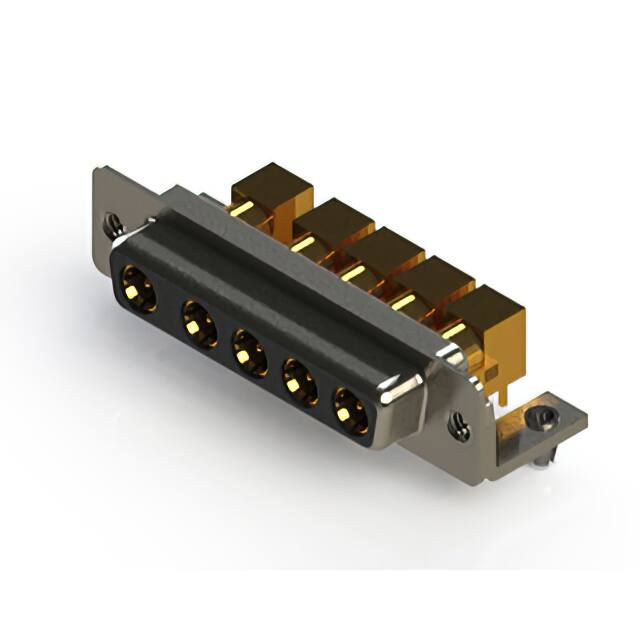 630-5W5-240-7TB CONN D-SUB RCPT 5POS R/A SLDR
