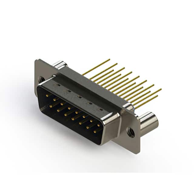 627-M15-223-LT3 CONN D-SUB PLUG 15POS VERT SLDR