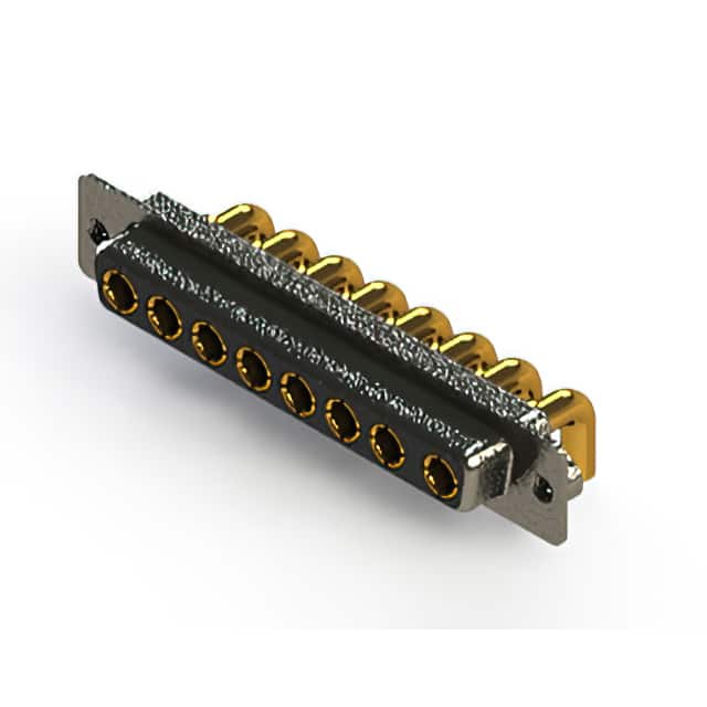 630-8W8-240-4T2 CONN D-SUB RCPT 8POS R/A SLDR