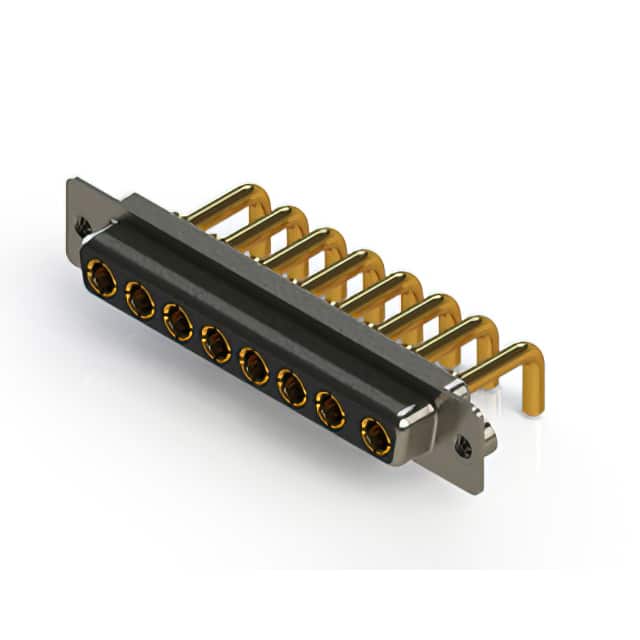 630-8W8-250-2T2 CONN D-SUB RCPT 8POS R/A SLDR