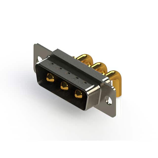 629-3W3-640-3T1 CONN D-SUB PLUG 3POS R/A SLDR