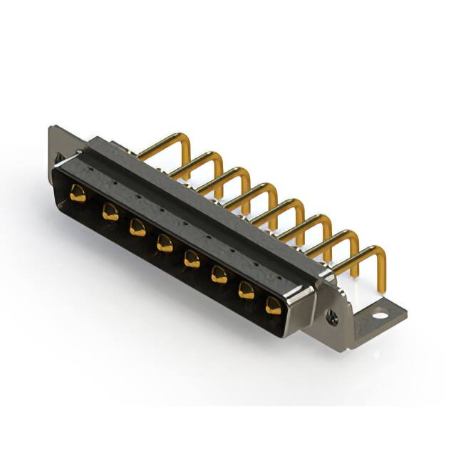 629-8W8-250-1T4 CONN D-SUB PLUG 8POS R/A SLDR