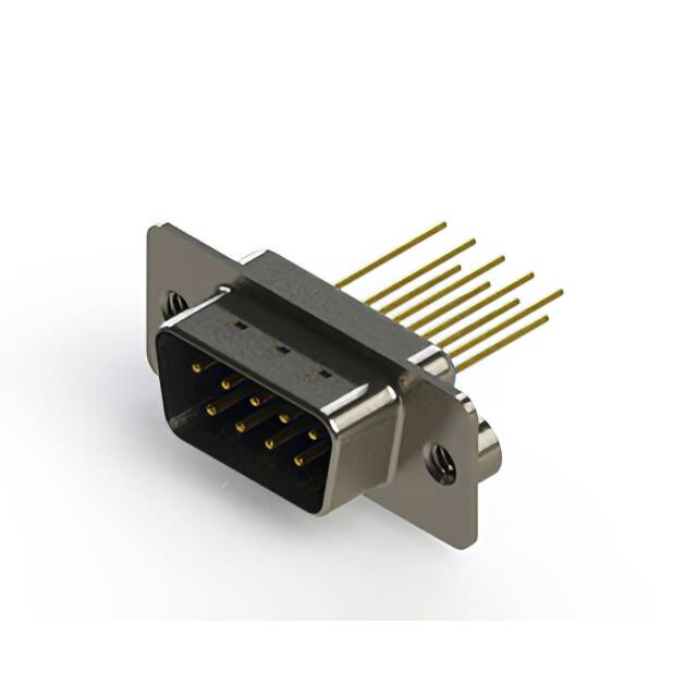 627-M09-323-LN2 CONN D-SUB PLUG 9POS VERT SLDR