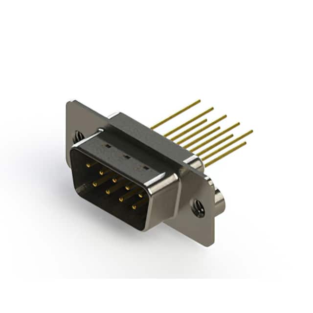 627-M09-323-WT2 CONN D-SUB PLUG 9POS VERT SLDR