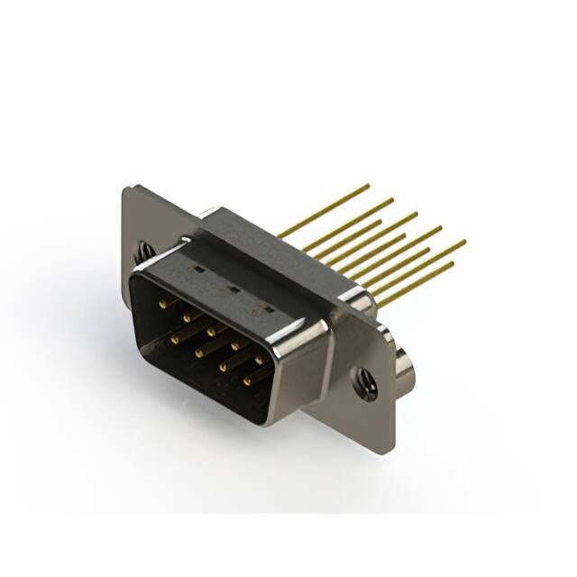 627-M09-323-BT2 CONN D-SUB PLUG 9POS VERT SLDR