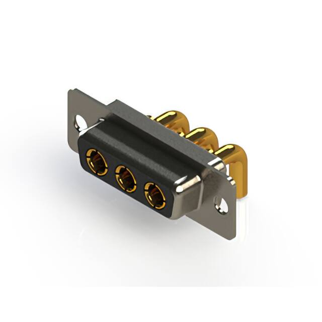 630-3W3-640-3T1 CONN D-SUB RCPT 3POS R/A SLDR