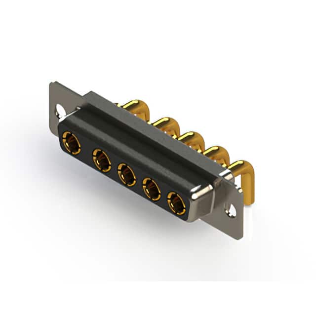 630-5W5-240-2N1 CONN D-SUB RCPT 5POS R/A SLDR