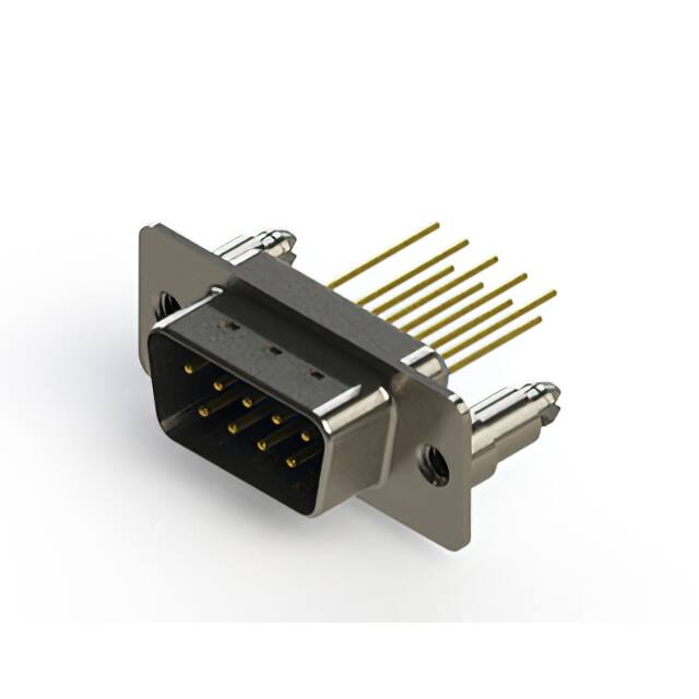 627-M09-323-LT5 CONN D-SUB PLUG 9POS VERT SLDR