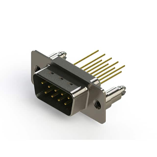 627-M09-323-GN5 CONN D-SUB PLUG 9POS VERT SLDR