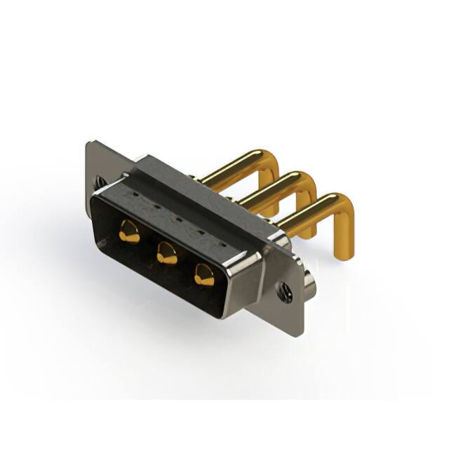 629-3W3-650-2T2 CONN D-SUB PLUG 3POS R/A SLDR