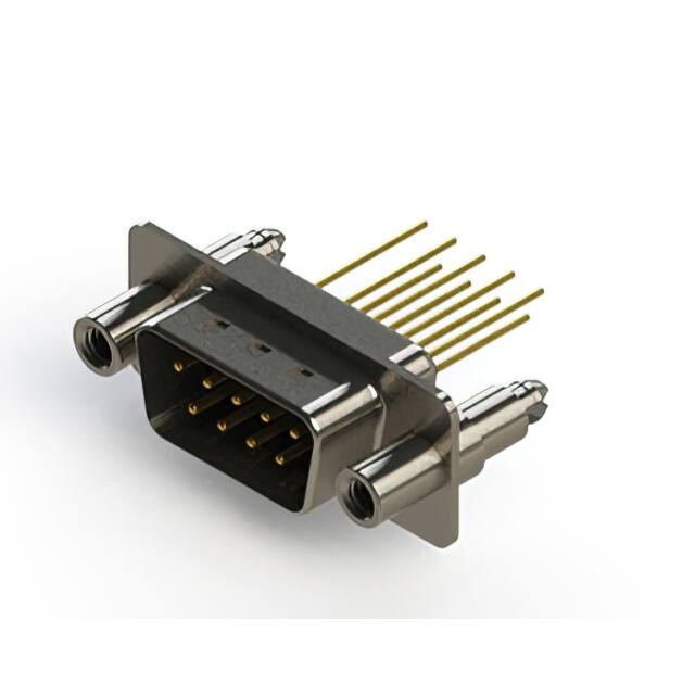 627-M09-323-BN6 CONN D-SUB PLUG 9POS VERT SLDR