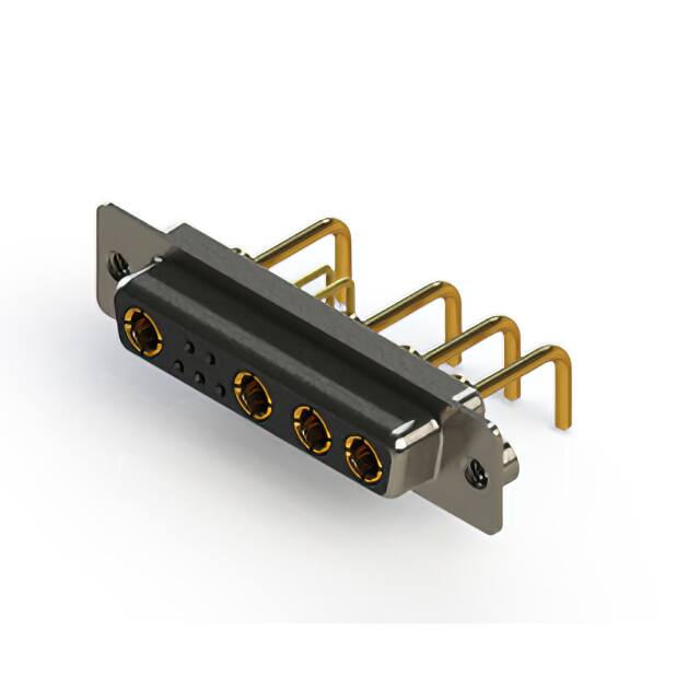 630-9W4-250-1NA CONN D-SUB RCPT 9POS R/A SLDR
