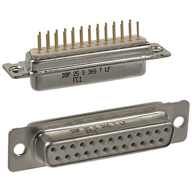 DBP25S365TLF CONN D-SUB RCPT 25POS VERT SLDR