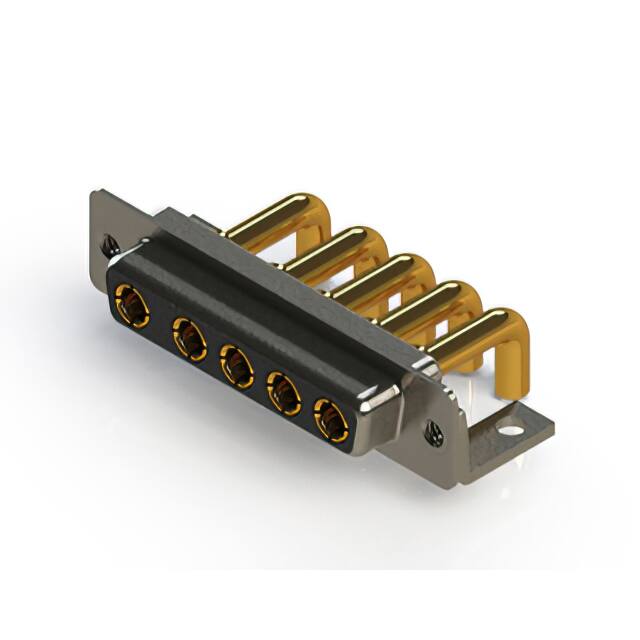 630-5W5-250-4N4 CONN D-SUB RCPT 5POS R/A SLDR