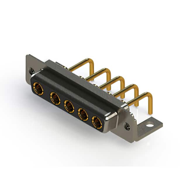 630-5W5-250-1N4 CONN D-SUB RCPT 5POS R/A SLDR