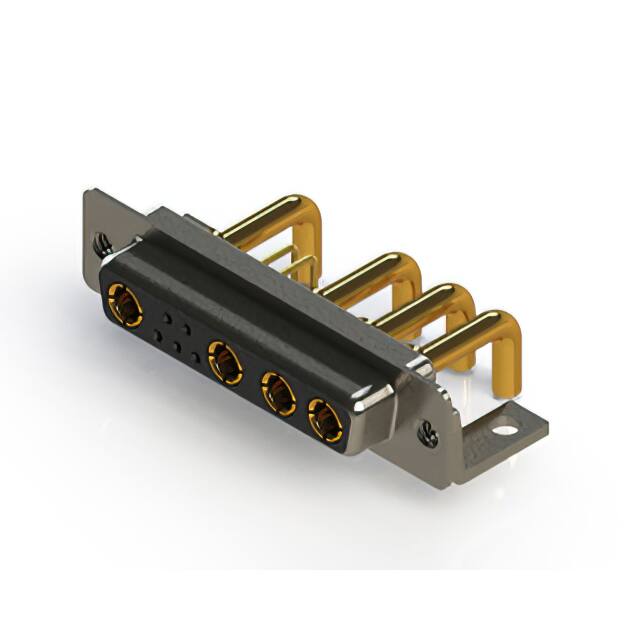 630-9W4-250-3NC CONN D-SUB RCPT 9POS R/A SLDR