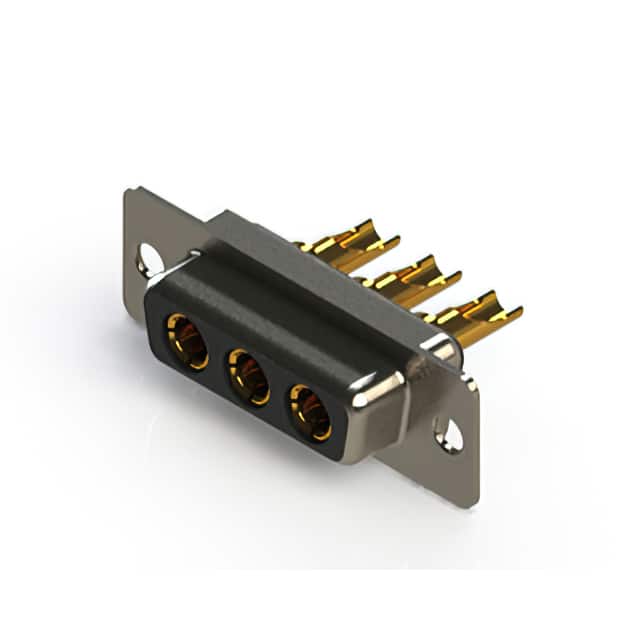 628-3W3-622-2T1 CONN D-SUB RCPT 3POS SLDR CUP