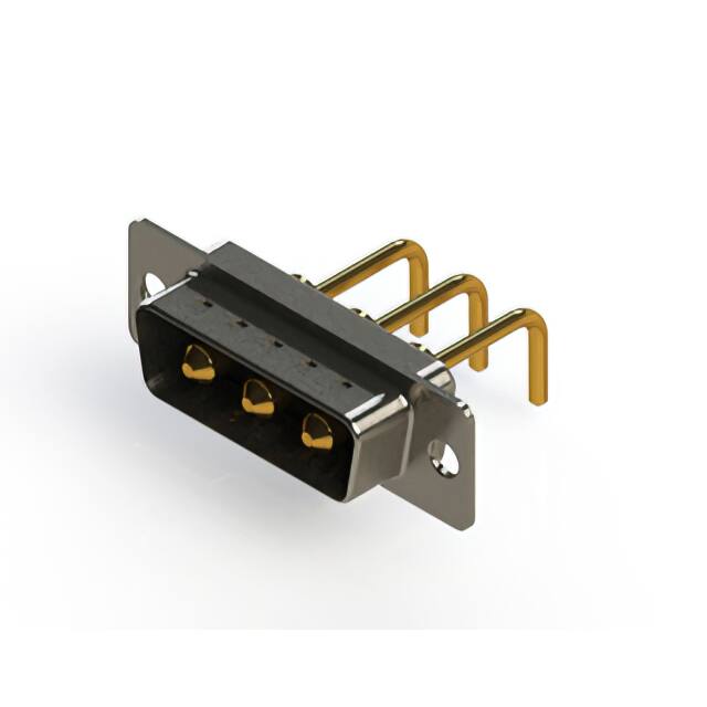 629-3W3-650-1N1 CONN D-SUB PLUG 3POS R/A SLDR