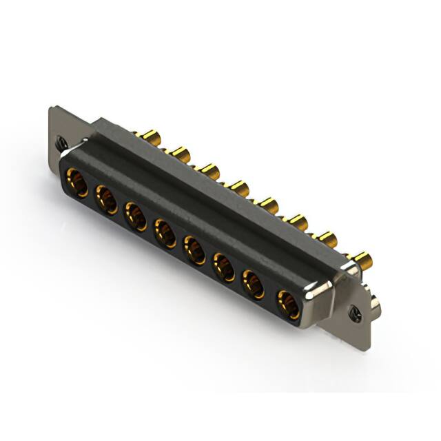 628-8W8-224-2T2 CONN D-SUB RCPT 8POS VERT SLDR