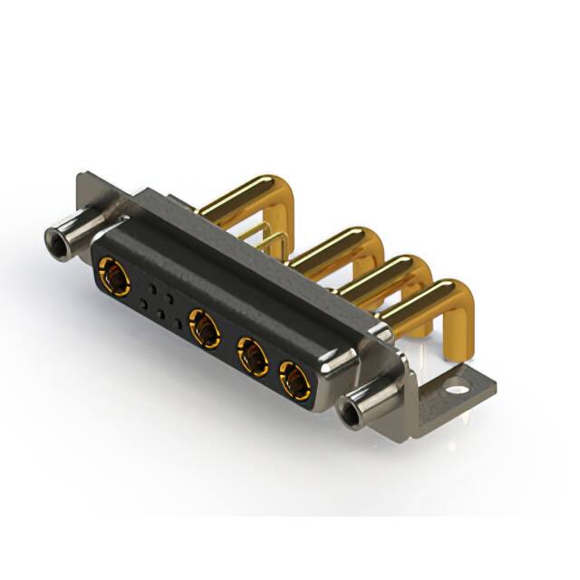 630-9W4-250-4NE CONN D-SUB RCPT 9POS R/A SLDR