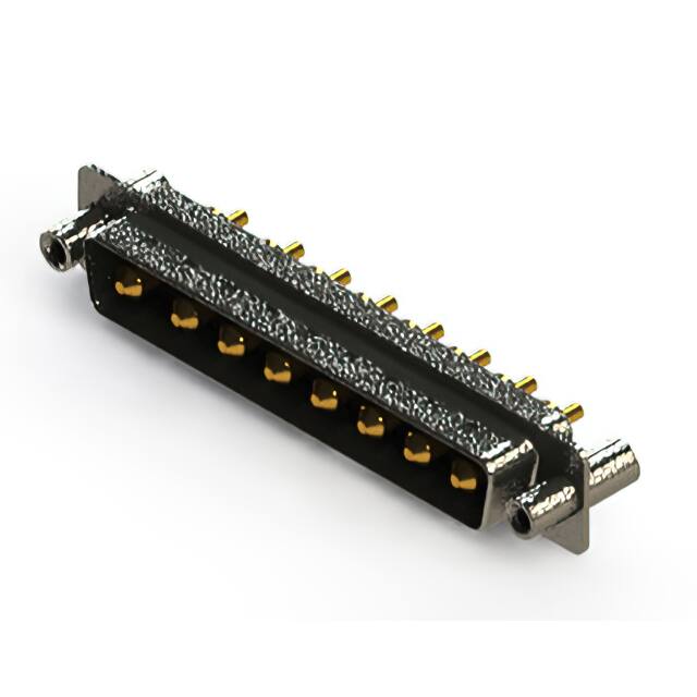 627-8W8-224-1TC CONN D-SUB PLUG 8P PNL MNT SLDR