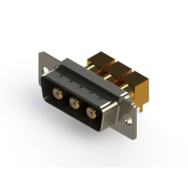 629-3W3-640-7N1 CONN D-SUB PLUG 3POS R/A SLDR
