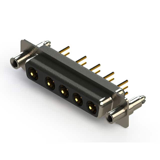 628-5W5-224-5TE CONN D-SUB RCPT 5POS VERT SLDR