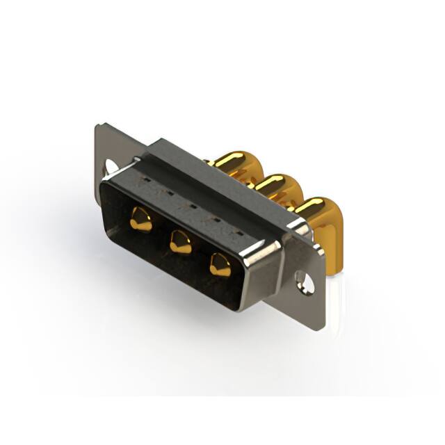 629-3W3-640-4N1 CONN D-SUB PLUG 3POS R/A SLDR