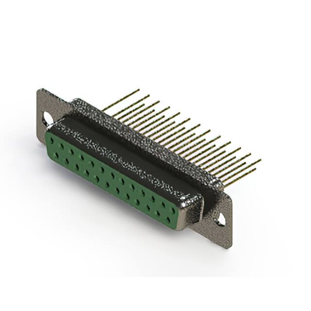 628-M25-223-GN1 CONN D-SUB RCPT 25POS VERT SLDR