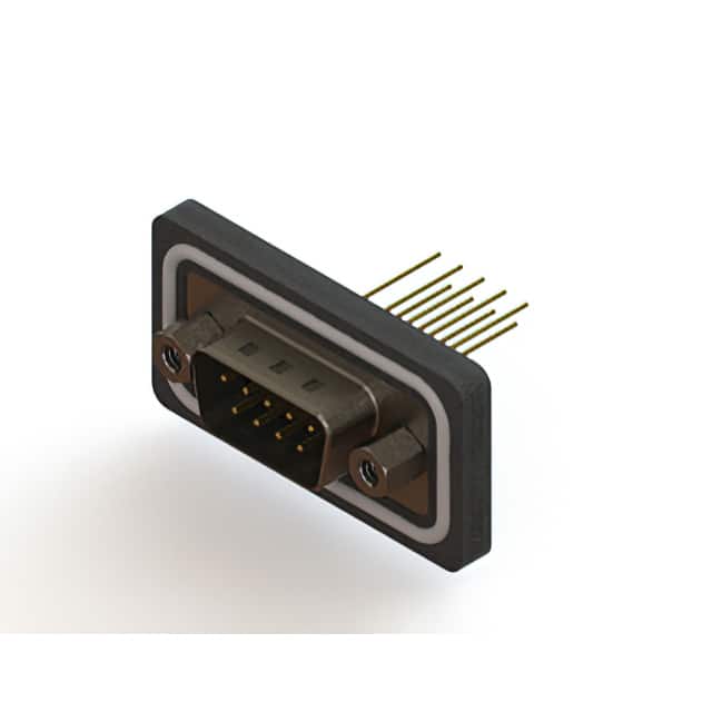 627-W09-621-012 CONN D-SUB PLUG 9P PNL MNT SLDR