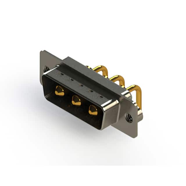 629-3W3-640-1N2 CONN D-SUB PLUG 3POS R/A SLDR