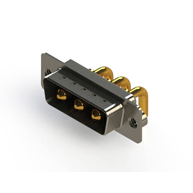 629-3W3-640-2NA CONN D-SUB PLUG 3POS R/A SLDR
