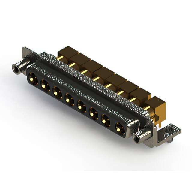 630-8W8-240-5T5 CONN D-SUB RCPT 8POS R/A SLDR